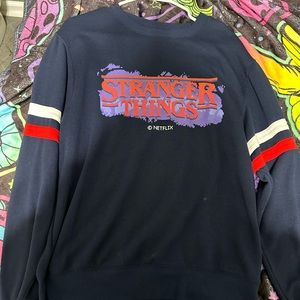 Stranger Things Netflix show sweat shirt size lg